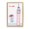 Stupell Industries Elephant & Big Ben London Floating Frame, design by Carla Daly